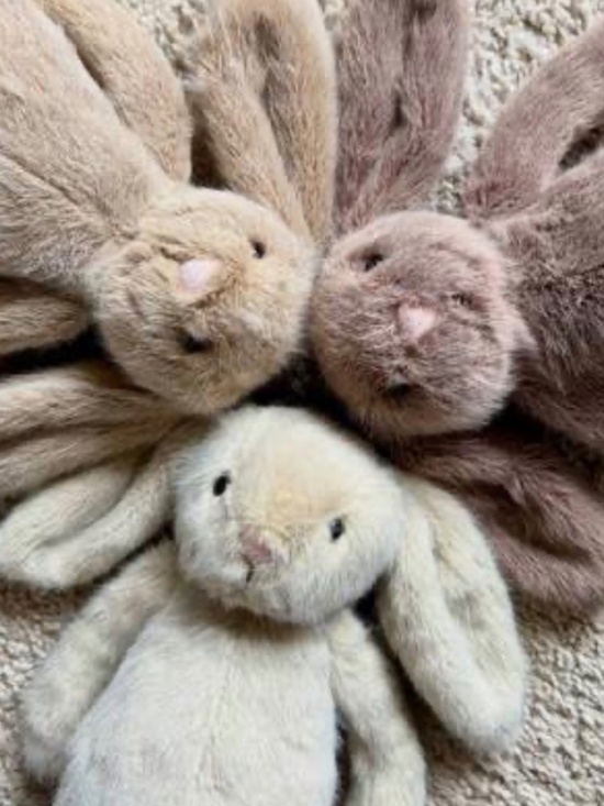Jellycat Other - Jellycat Fluffet Trio- Oat, Wheat and Fawn
